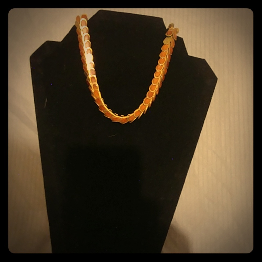 Vintage Copper and Wood Choker